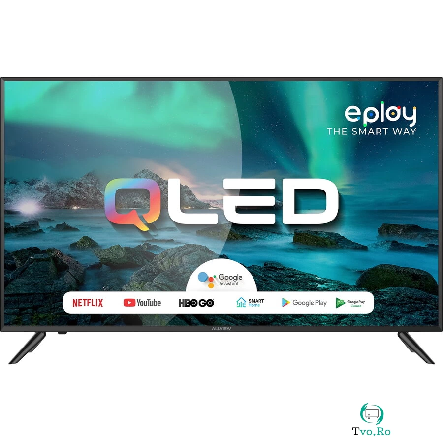 Televizor Allview QL43ePlay6100-U, 108cm, Smart, 4K Ultra HD, QLED, Clasa G la 1,415.90 lei ron