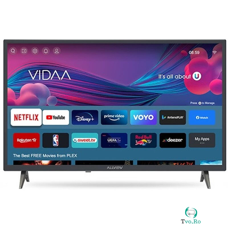 Allview Televizor LED Allview, 81 cm, smart, HD-Ready, 32iPlay6000, Negru