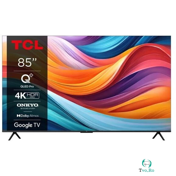 TCL Televizor QLED TCL 216 cm (85) 85T7B, Ultra HD 4K, Smart TV, WiFi, CI la 5,101.99 lei ron