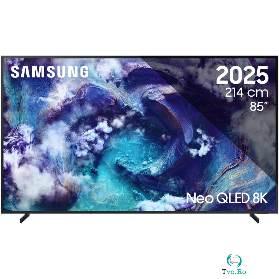 Samsung Televizor Samsung MiniLED Neo QLED 85QN900F, 214 cm, Smart, 8K, 100 Hz, Clasa G (Model 2025, Negru