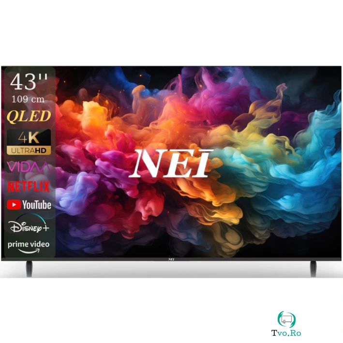 Televizor QLED 43NE7901 43inch 109cm Smart 4K Ultra HD Clasa E Negru la 950.99 lei ron