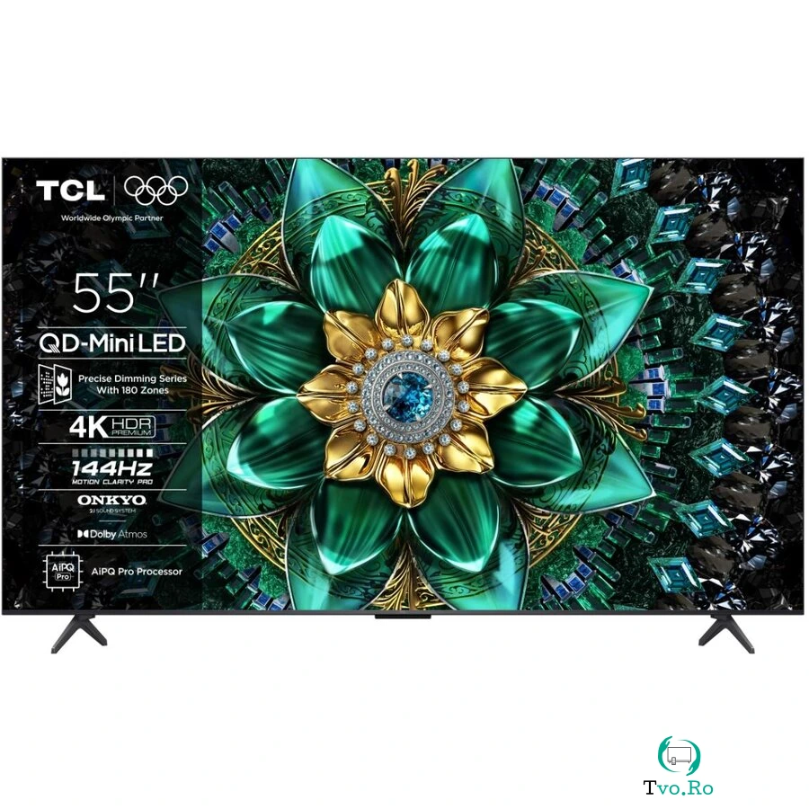 Televizor Mini LED 55Q6C 138cm 55inch Google TV Ultra HD 4K Black
