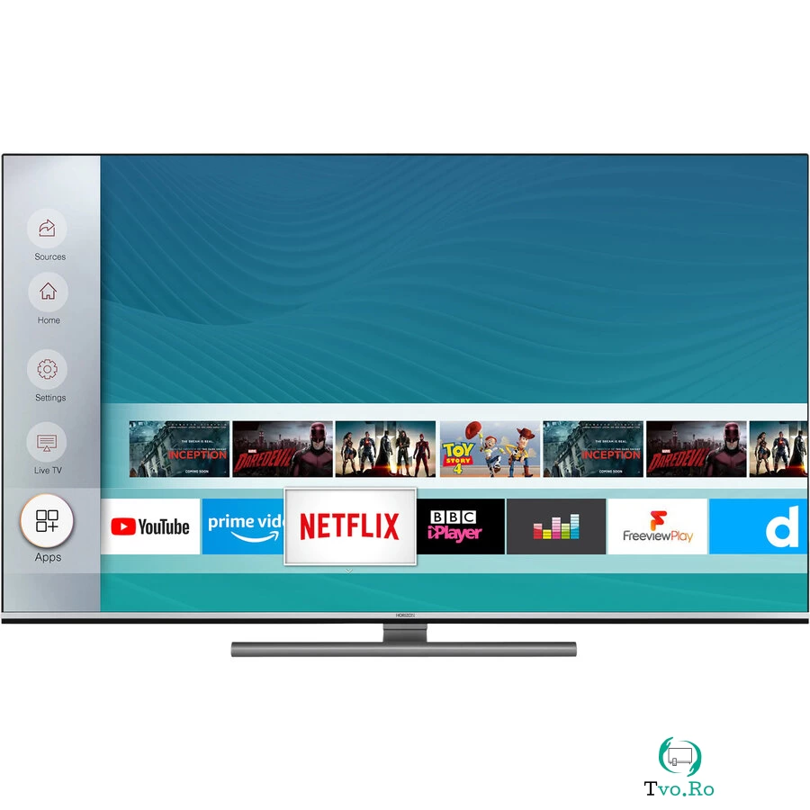 Horizon Televizor HORIZON 55HZ9930U/B, 139 cm, Smart, 4K Ultra HD, OLED, CLASA G, Negru la 3,117.99 lei ron