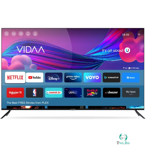 Televizor MINI LED 65iPlay8000-U 4K 60Hz HDR 10 G Super Slim No Frame Display Negru la 3,699.99 lei ron