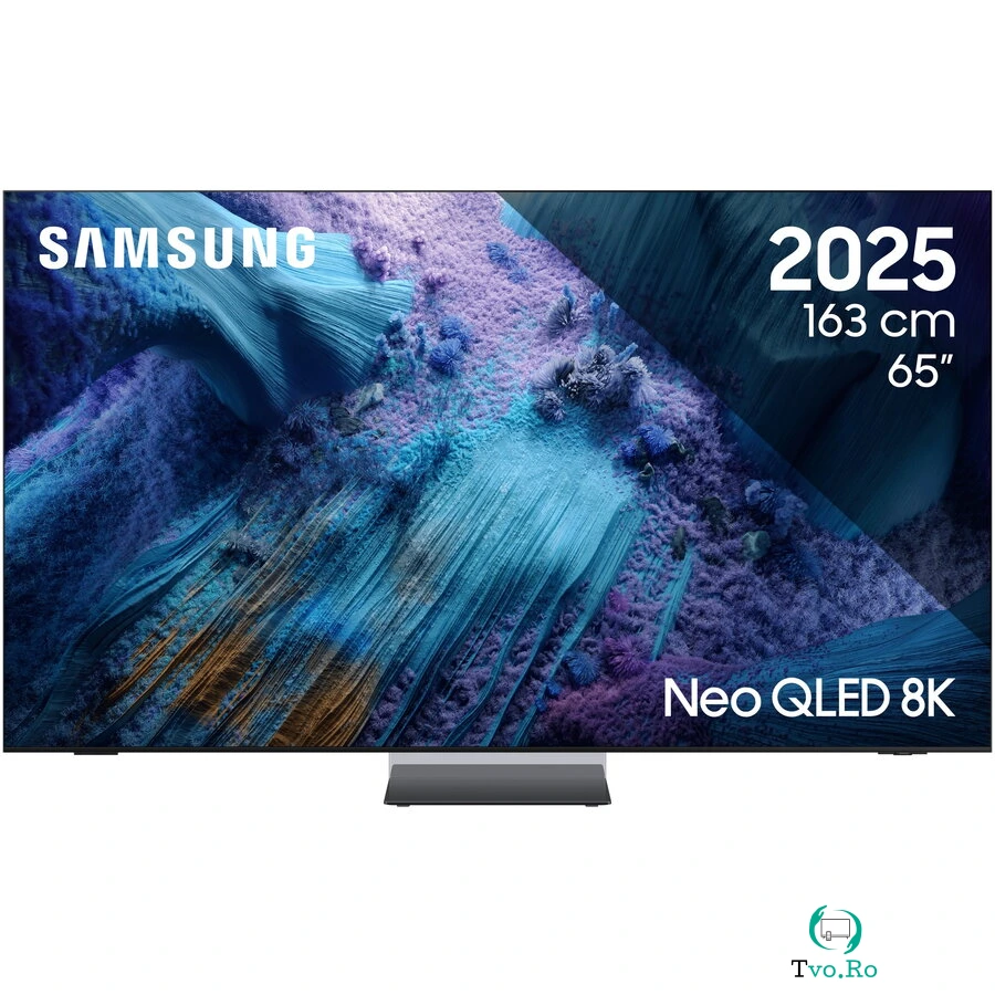 Samsung Televizor Samsung MiniLED Neo QLED 65QN990F, 163 cm, Smart, 8K, 100 Hz, Clasa G (Model 2025), Negru la 17,857.99 lei ron