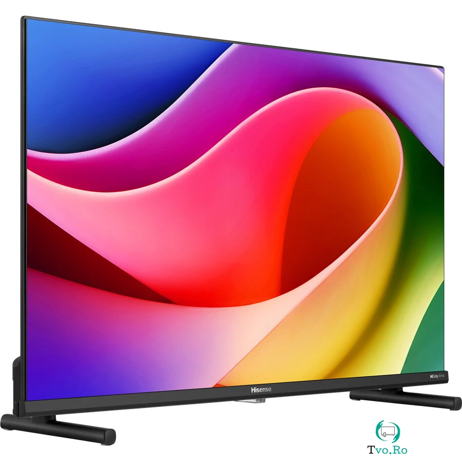 HISENSE Televizor Smart Hisense 32A5Q, QLED TV, 32 inch, 80 cm, FullHD, triple tuner, tilting stand, Negru