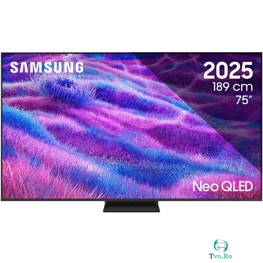 Televizor SAMSUNG MiniLED Neo QLED 75QN80F, 189 cm, Smart, 4K Ultra HD, 100 Hz, Clasa F (Model 2025)