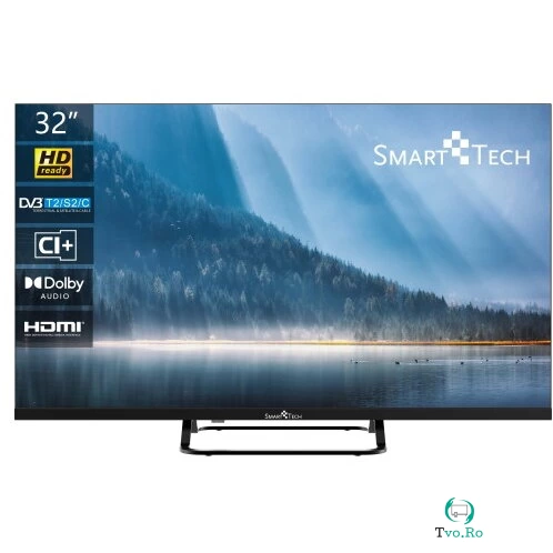 Smart Tech Televizor LED SmartTech 32HN01V, 80 cm, HD Ready, CI+, Negru la 549.00 lei ron